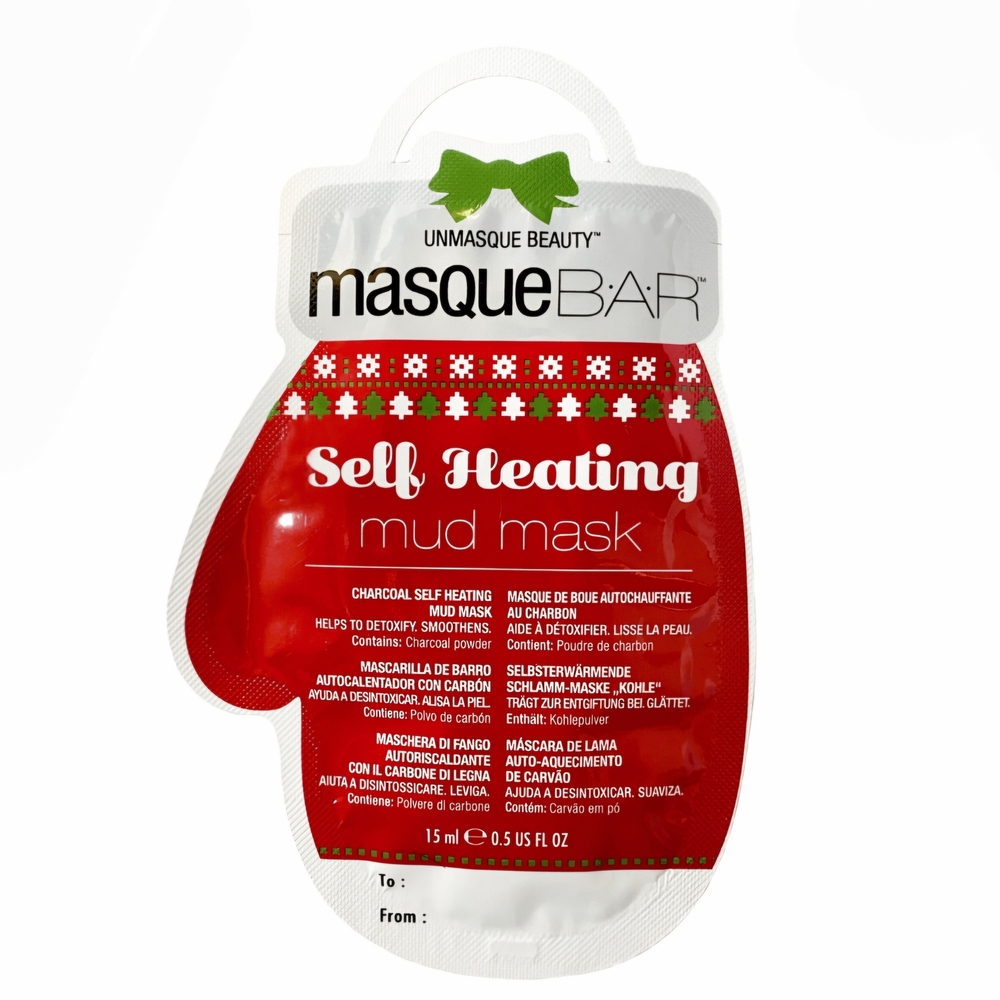 🍒♡Self Heating Mud Mask – Red Charcoal Treatment